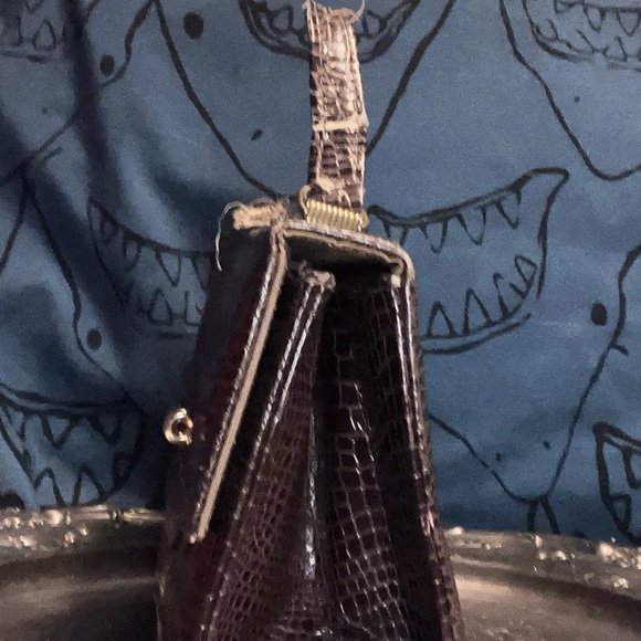 🐊Genuine ChanelAlligator 1930-40s Handbag!W/Certificate of Authenticity🐊 - Picture 9 of 16